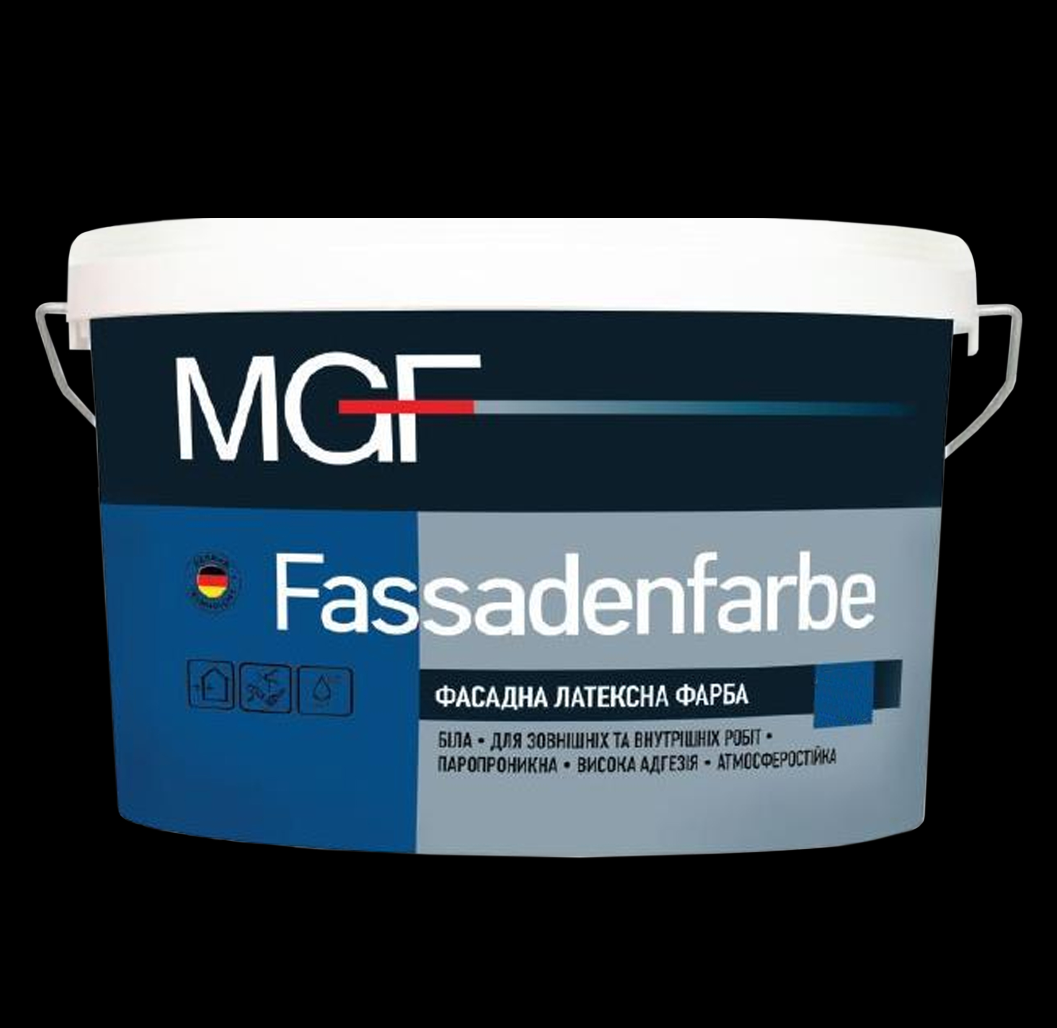 Фарба MGF фасад М90 Fassadenfarbe 1,4 кг