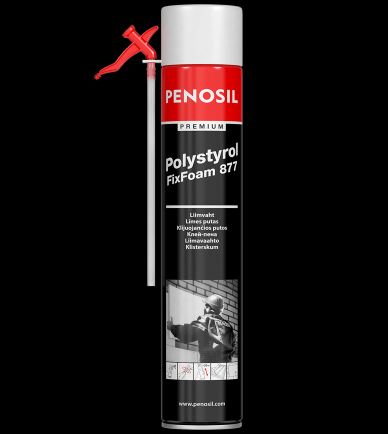 Піна-клей Penosil Polystyrol з трубочкою